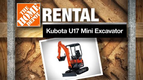 mini excavator rental one day|how much to rent a mini excavator at home depot.